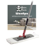Швабра HP-M01 Happy Panda телескоп 120см с насадкой микрофибра