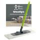 Швабра HP-M02 Happy Panda 120см с насадкой микрофибра