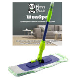 Швабра HP-M05 Happy Panda телескоп 120см с насадкой микрофибра прорезинен