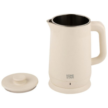 Чайник HOMESTAR HS-1006 бежевый (107004)-3