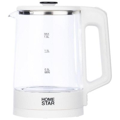 Чайник HOMESTAR HS-1008 белый (107009)-1