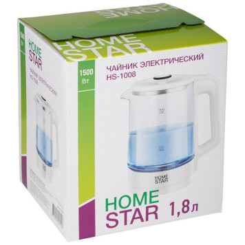 Чайник HOMESTAR HS-1008 белый (107009)-2