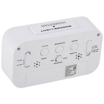 Часы электронные HOMESTAR HS-0110 белый (104307)-1