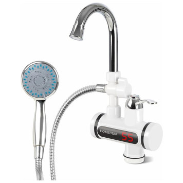 Водогрей проточный HomeStar HS-0113D (кран+душ) (104394)