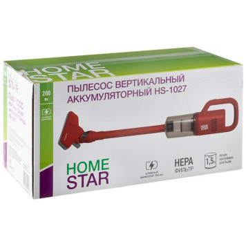 Пылесос вертикальный HOMESTAR HS-1027 красный (105873)-3