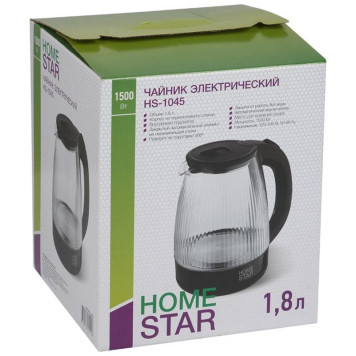 Чайник HOMESTAR HS-1045, черный (108853)-2