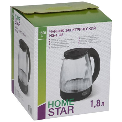 Чайник HOMESTAR HS-1045, черный (108853)-2
