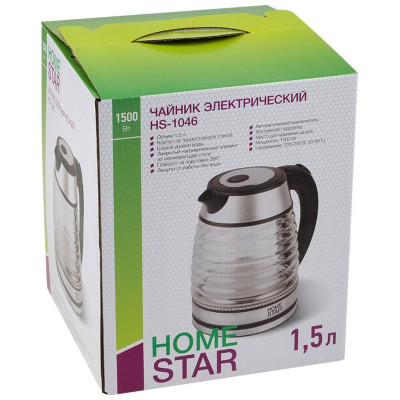 Чайник HOMESTAR HS-1046 черный (108854)-3