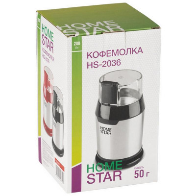 Кофемолка HOMESTAR HS-2036 красный (105767)-2