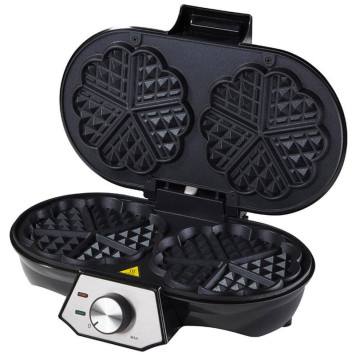 Вафельница HOMESTAR HS-2041 венская вафля, черная (108253)-1
