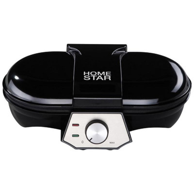 Вафельница HOMESTAR HS-2041 венская вафля, черная (108253)-2