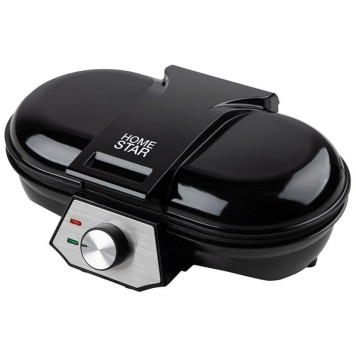 Вафельница HOMESTAR HS-2041 венская вафля, черная (108253)