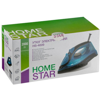 Утюг HOMESTAR HS-4009 черно-синий (105377)-2