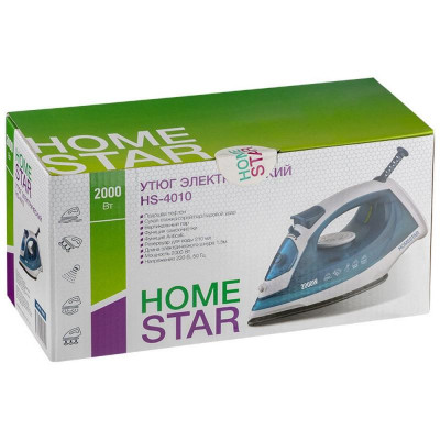 Утюг HOMESTAR HS-4010 бело-синий (105378)-2
