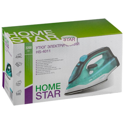 Утюг HOMESTAR HS-4011 бирюзовый (105380)-2