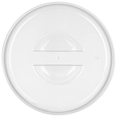 1117301-0027LX Крышка для СВЧ 'Bergamo' d250мм с декором (бесцветный)-1