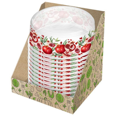 1117301-0027LX Крышка для СВЧ 'Bergamo' d250мм с декором (бесцветный)-2