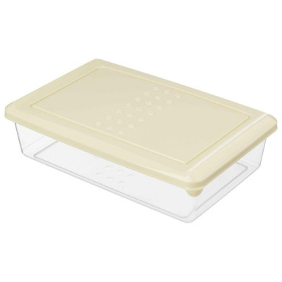 221100725/01 Набор контейнеров для продуктов 'Asti' прямоугольные 3шт (0.75л) светло-бежевый-3