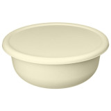 221105125/01 Миска 'Modena' 2.1л с крышкой светло-бежевый