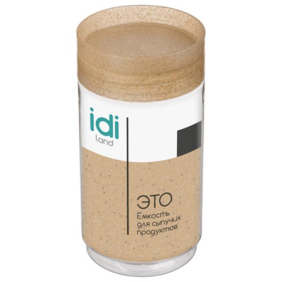 221116101/02 Емкость для сыпучих продуктов 'Palermo' 1.0л бесцветный-1