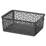 221313035/01 Корзинка универсальная 'Linden' 1.4л (190х140х75мм) серый