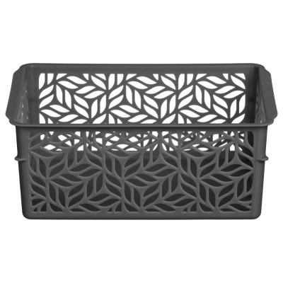 221313035/01 Корзинка универсальная 'Linden' 1.4л (190х140х75мм) серый-1