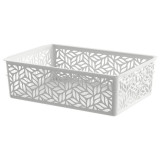 221313121/03 Корзинка универсальная 'Linden' 2л (230х160х70мм) светло-серый