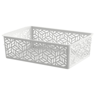 221313121/03 Корзинка универсальная 'Linden' 2л (230х160х70мм) светло-серый