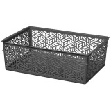 221313135/01 Корзинка универсальная 'Linden' 2л (230х160х70мм) серый