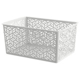 221313221/03 Корзинка универсальная 'Linden' 3.2л (230х160х110мм) светло-серый