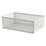 221313321/03 Корзинка универсальная 'Linden' 4.3л (290х190х95мм) светло-серый