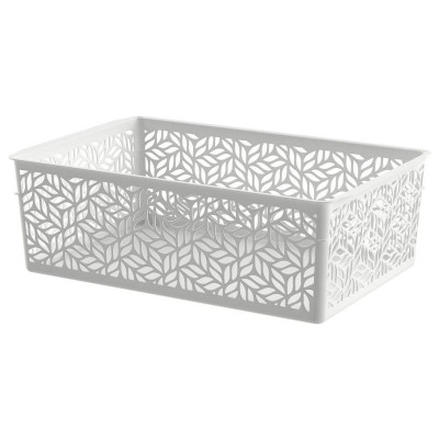 221313321/03 Корзинка универсальная 'Linden' 4.3л (290х190х95мм) светло-серый