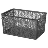 221313435/01 Корзинка универсальная 'Linden' 6.7л (290х190х150мм) серый