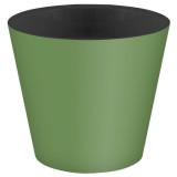 221600118/01 Горшок для цветов 'Rosemary' d200мм, 4л с дренажной вставкой (зеленый)
