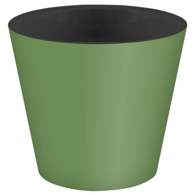 221600118/01 Горшок для цветов 'Rosemary' d200мм, 4л с дренажной вставкой (зеленый)