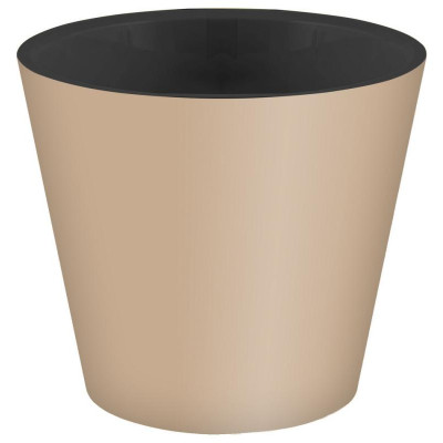 221600427/01 Горшок для цветов 'Rosemary' d330мм, 16л с дренажной вставкой на колесиках (бежевый)