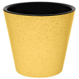 221606603/01 Горшок для цветов 'Pepper' d230мм 5л с дренажной вставкой (желтый)