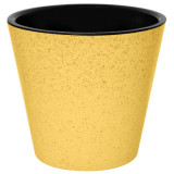 221606603/01 Горшок для цветов 'Pepper' d230мм 5л с дренажной вставкой (желтый)