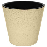 221606625/01 Горшок для цветов 'Pepper' d230мм 5л с дренажной вставкой (светло-бежевый)