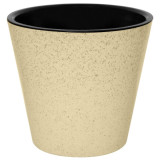 221606625/01 Горшок для цветов 'Pepper' d230мм 5л с дренажной вставкой (светло-бежевый)