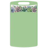 222132518/08 Доска разделочная 'Bergamo' прямоугольная 335x220x4мм с декором (зеленый)