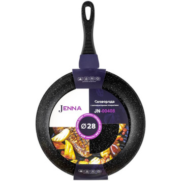 Сковорода с антипригарным покрытием JENNA JN-00408 (28см, б/крышки)