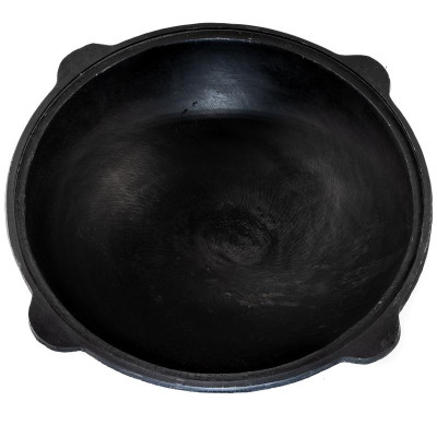 Казан чугунный с крышкой JENNA JN-00416 12л (плоское дно)-2