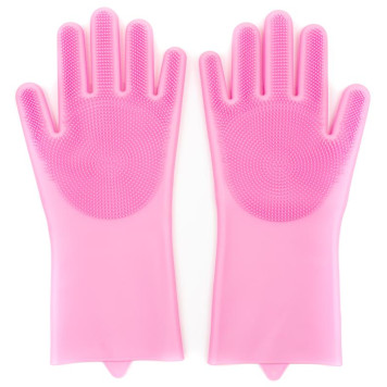 Перчатки силиконовые с ворсинками JENNA JN-00312-2