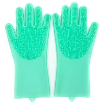 00312-JN Перчатки силиконовые с ворсинками JENNA