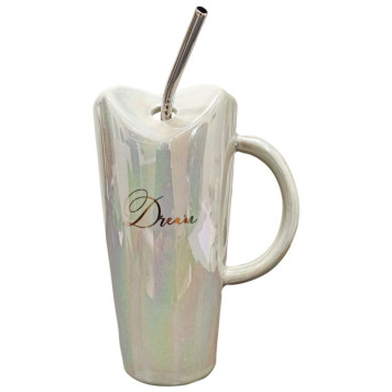 Кружка с трубочкой JN-00513 JENNA