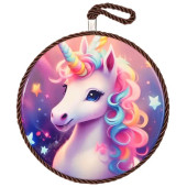 Подставка под горячее керамика-пробка символ года 2026 d12 №6 (535923)