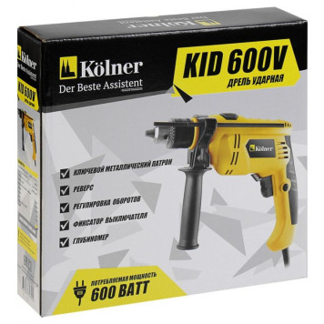 Дрель ударная KOLNER KID-600V-5