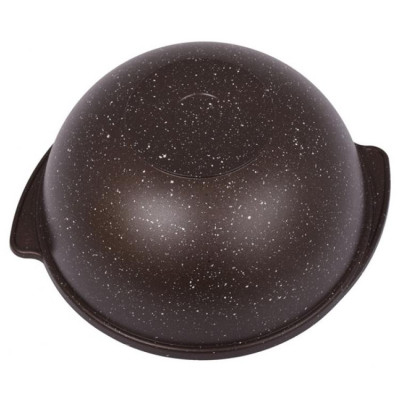 Казан для плова Kukmara кмк47а АП кофейный мрамор-2