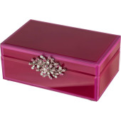 Шкатулка зеркальная 21*13*8,5 см. (кор=8шт.) LEFARD 06-143